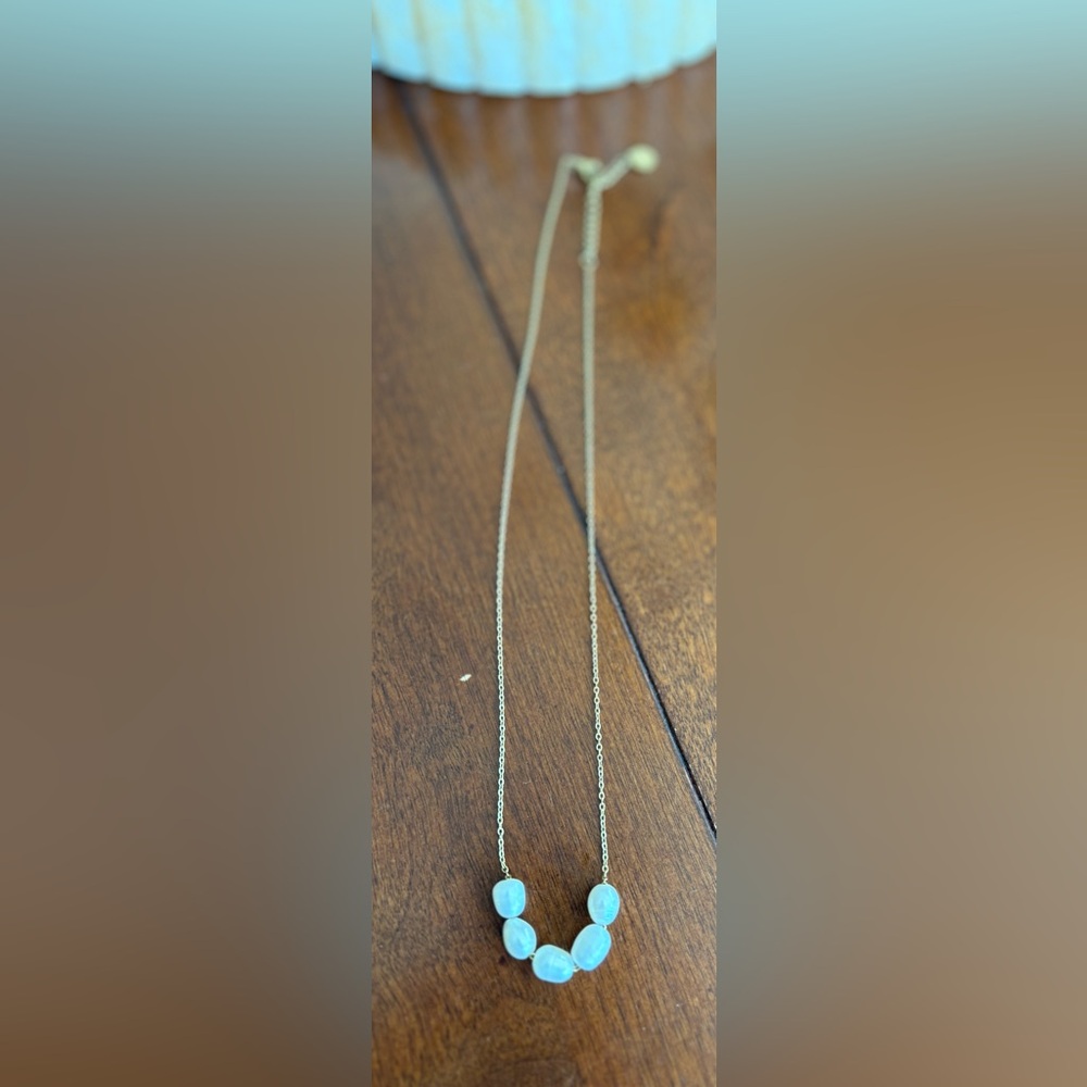Victoria Emerson Gold Necklace with Freshwater Pearls